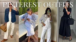 RECREATING SPRING PINTEREST OUTFITS 2025 | Casual Outfit Ideas