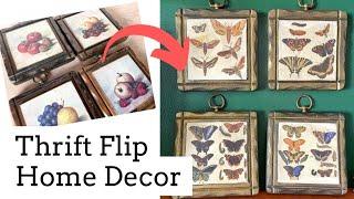 Thrift Flip DIY Home Decor | How to Use Rice Paper to Decoupage