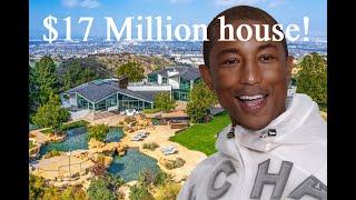 Pharrell Williams is selling his nearly $17 million house! (Video footage of the house)