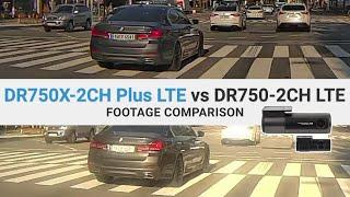 BlackVue DR750X-2CH Plus LTE vs. DR750-2CH LTE Dashcam Footage Comparison