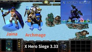 X Hero Siege 3.33, Jaina & Archmage  Extreme, Level 4 Impossible ,8 ways Dual Hero