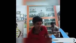 Swaraj Barik dance with friends in home