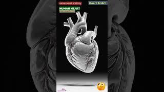 Human Heart Animation | Cardiac Anatomy | Heart AI Art | 85