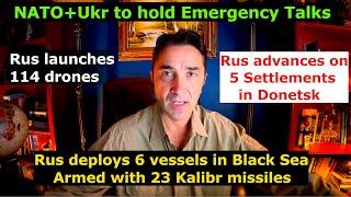 How many more men Ukr can mobilize? Rus deploys 6 vessels (23 Kalibr Missile) in Black Sea.