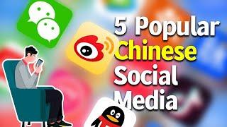 Top Chinese Apps, 5 Most Popular Social Media in China, WeChat Weibo Bilibili Douyin Zhihu #shorts