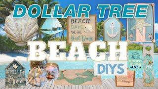  10 SHORE LIVING DIYS! *BEST of Crafty Beach*  DOLLAR TREE Coastal & Summer Hacks