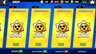 CLAIM GIFTS!!! 100X STARR OPENING LEGENDARY REWARDS 14 NEW BRAWLERS BRAWL STARS UPDATE!!!