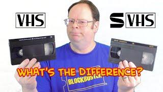 VHS vs SVHS: What's The Difference? Nowhere Video Productions