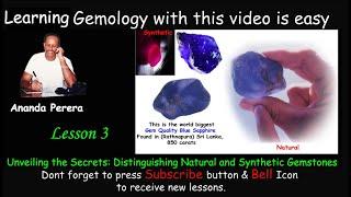 L 3 E | Unveiling the Secrets: Distinguishing Natural and Synthetic Gemstones | Differences Shown