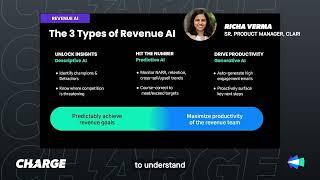 What are the 3 Types of Revenue AI? | Clari x Charge 2024