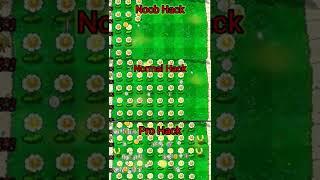 Farming Coin Hack Noob Vs Normal Vs Pro Plants Vs Zombies #shorts #PVZ #pvz2