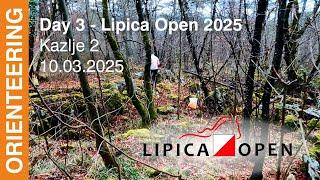 Headcam orienteering | Lipica Open 2025 Slovenia | Day 3 Kazlje 2