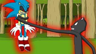 Sonic.exe vs Cartoon cat part 1,2,3