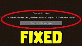 How to FIX Connection Reset Error in Minecraft