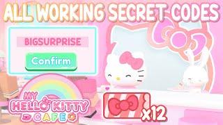 ALL NEW CODES For *FREE* FURNITURE, DIAMONDS & GACHA TIX REWARDS In MY HELLO KITTY CAFE! 