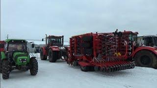 30 января обнова в хозяйстве!!! Приехал посевной комплекс Pottinger 6000.