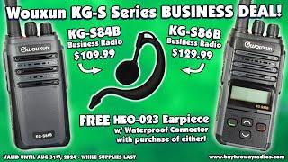 Grab a FREE Earpiece when you purchase one of these Wouxun business radios!