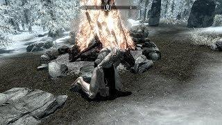 The Elder Scrolls V: Skyrim. Водоем Холодный Ветер: убить тамошнего великана. Прохождение от SAFa