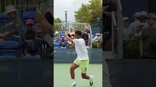 Felix Auger-Aliassime’s Backhand in Real Speed ️ | #Shorts
