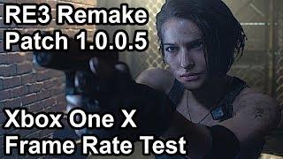 Resident Evil 3 Remake Xbox One X Patch 1.0.0.5 Frame Rate Test