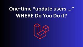 Laravel Data SQL Update: Migrations or One-Time Package?