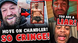 Michael Chandler gets ROASTED after "CRINGE" post! Luke Rockhold calls DC a LIAR!