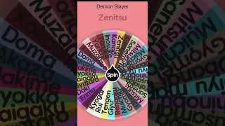 Spinning the Wheel Until Lady Tamayo loses #demonslayer #shorts #tamayo