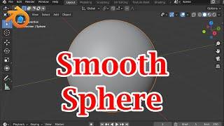 Create A Smooth Sphere In Blender (All Versions) | Easy Method | Part 1