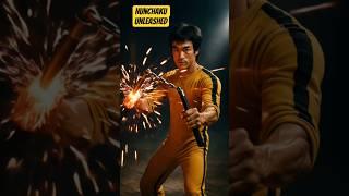 The Art of Nunchaku: Bruce Lee's Battle with Nunchucks Part 1.  #brucelee #kungfu #nunchaku