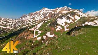 Above the Caucasus Mountains - [4K Ultra HD] Scenic Drone Film with Relaxing Music - 6 HOUR