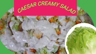 How To Make Caesar Creamy  Salad / Arabic Food Recipes/ Daide Rosauro Vlogs