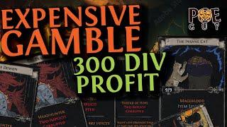 PoE 3.24 - DOUBLE-CORRUPTION DIVINATION CARDS FOR PROFIT // LUCKY GAMBLING SESSION //