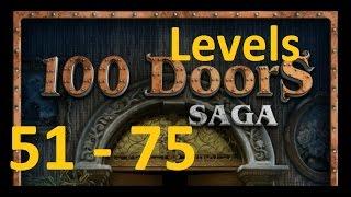 100 Дверей Сага - 100 doors saga - 51 - 75 уровень ( Levels 51 - 75 )