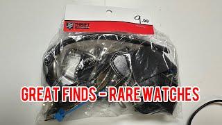 Mystery thrift store watch bag, GREAT FINDS