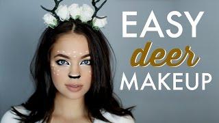 EASY Halloween Makeup Tutorial: Deer Inspired!