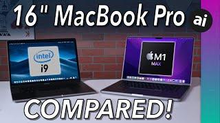 2021 M1 Max 16" MacBook Pro VS 2019 Intel i9 16" MacBook Pro! Compared!