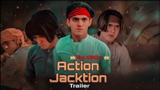 Action Jacktion Movie Trailer Squad PABBI King TikTok star Sajidkhan and FAWAD KING THE KING'S