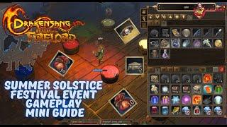 Drakensang Online, Summer Solstice Festival Event, Gameplay, Mini Guide, Drakensang, Dso, mmorpg