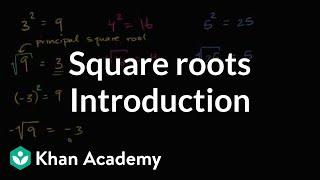 Introduction to square roots | Numbers and operations | 8th grade | Khan Academy