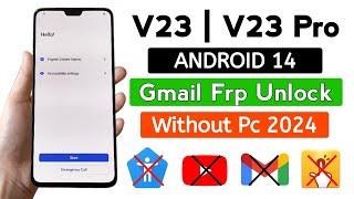 VIVO V23 | V23 Pro 5G Gmail Account frp bypass Android 14 (Without Pc) | Latest Security Update.