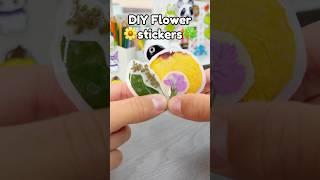 DIY Flowers Stickers!? #diysticker #stikers #diy #diycrafts #crafts #craft #cute #thingstodo