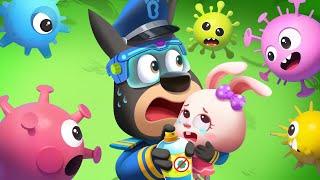 Virus Showdown | Healthy Habits | Ambulance Rescue | Kids Cartoons | Sheriff Labrador | BabyBus