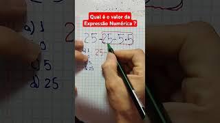 Expressão Numérica #edutuber #matemática #professordematematica #mathproblem #amomatematica