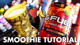 HOW TO MAKE A STRAWBERRY BANANA GFUEL SMOOTHIE