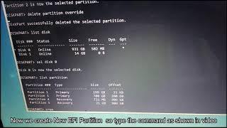 How to Delete and Create EFI Partition in Windows10 | Solved