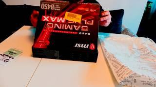 MSI B450 Gaming Plus Max + Rzyen 5 1600 Unboxing