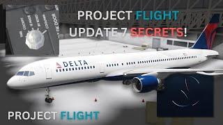 |UPDATE 7 SECRETS|HIDDEN HANGER, MUSIC, SETTINGS AND MORE|SPECIAL LIVERY CODES| Project Flight