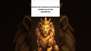Pov: You Have Found The Golden Lion
