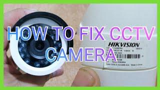 HOW TO FIX CCTV CAMERA || DTech TV