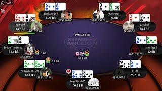 $109 SUNDAY MILLION PKO 06-10-2024 kaiou05 | shtirlits93 | edugurps - Final Table Poker Replays